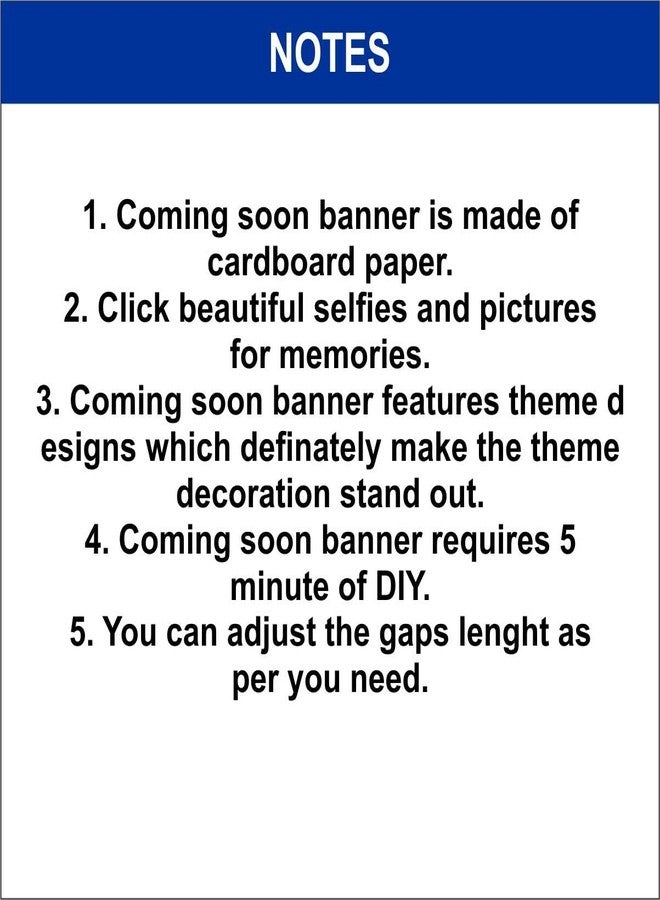 HK Balloons 1Pcs coming soon baby shower decoration Item banner Multicolor Coming Soon Baby Banner For Baby Shower Decoration - Image 5